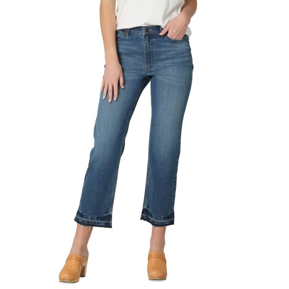 Wrangler Womens Flared Ankle Jeans